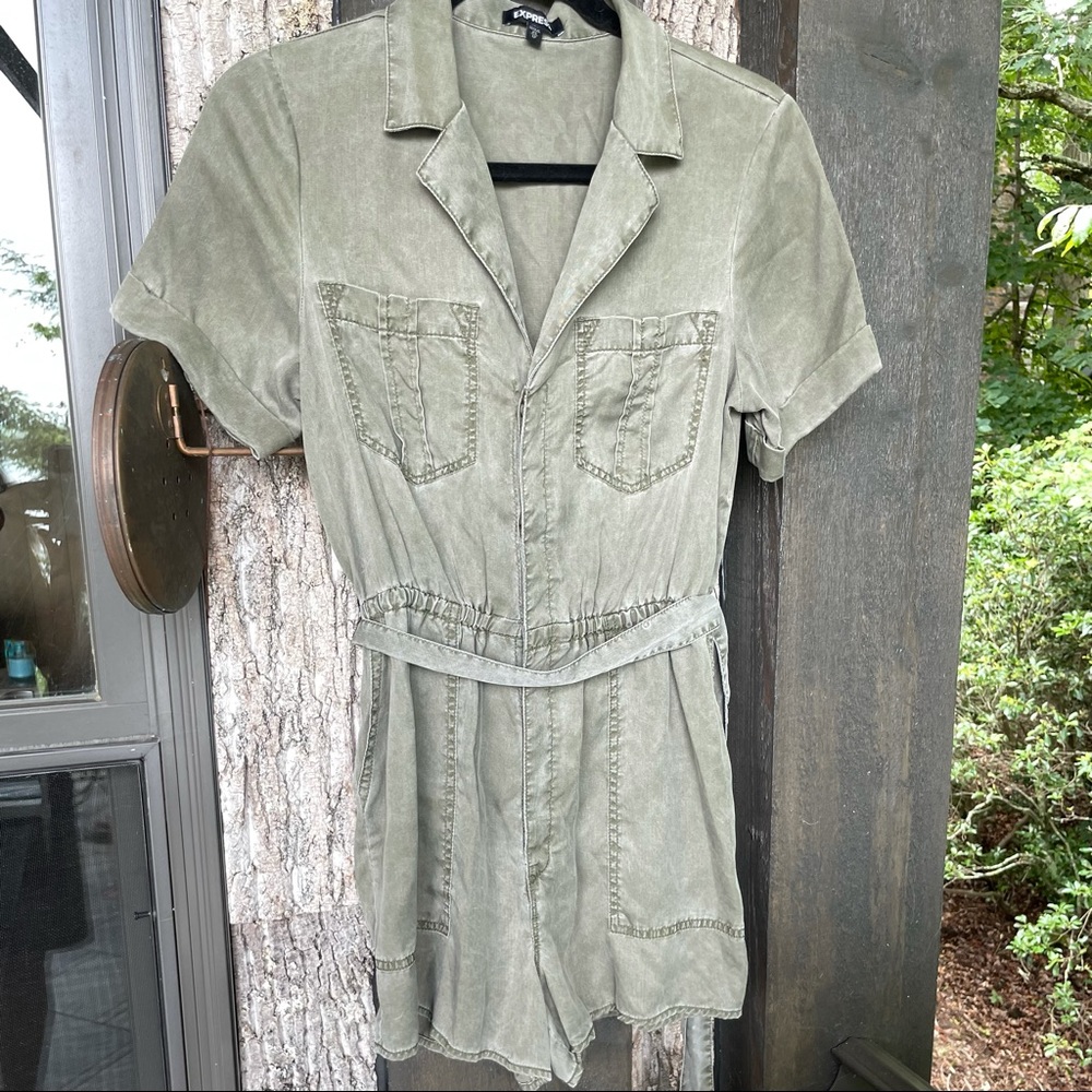 Comfortable Olive green Grab & Go Romper EXPRESS BUNDLE 2 SAVE 10% ONE SHIPPING